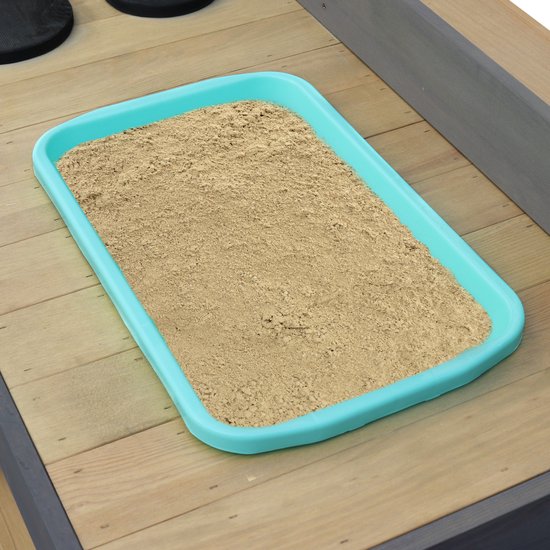 AXI Rosa Sand- und Wasserspielküche, groß – inkl. 17 Zubehörteile – Matschküche