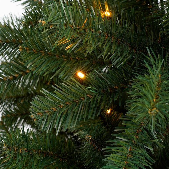 Black Box Trees Bedford Künstlicher Weihnachtsbaum mit LED-Lichtern - H185 x Ø110 cm - Grün