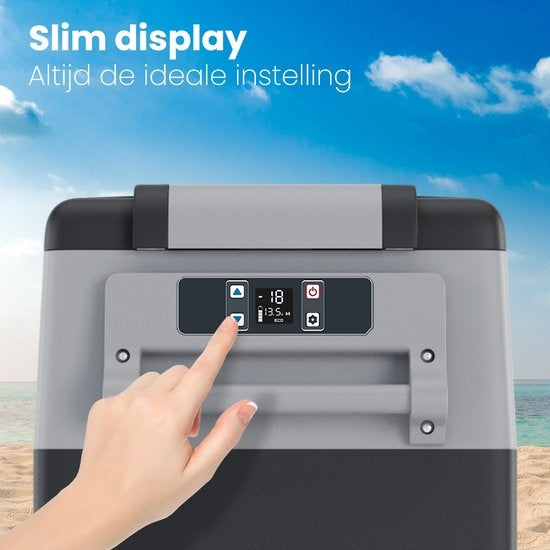 Auronic Electric Compressor Cooler - 49.5L - Autoladegerät 12V Steckdose 230V - Grau