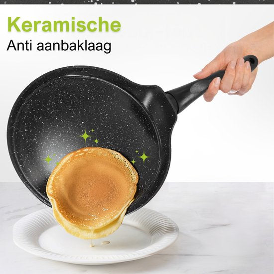 CeraFusion Pfannkuchenpfanne 26 cm - Induktion - Pfannkuchenpfanne - Pfannkuchenpfanne - Pfannkuchenpfanne - Krepppfanne