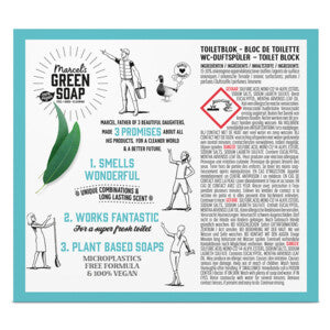 Marcel’s Green Soap Toilettenblock Minze & Eukalyptus – Kalkentferner – 200 Spülgänge