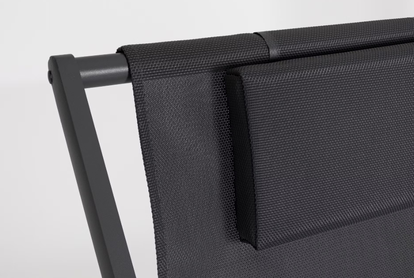 Bizzotto Liege Taylor 65 x 200 x 102 - 42,5 cm | Dunkelgrau