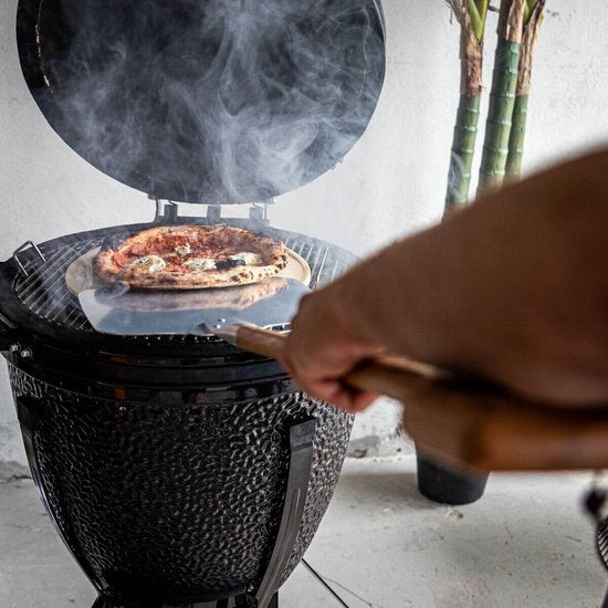 Boska Pizzaservice L Barbecue - Für Gastronomie und Haushalt - Hohe Qualität - Aluminium - Eichenholz