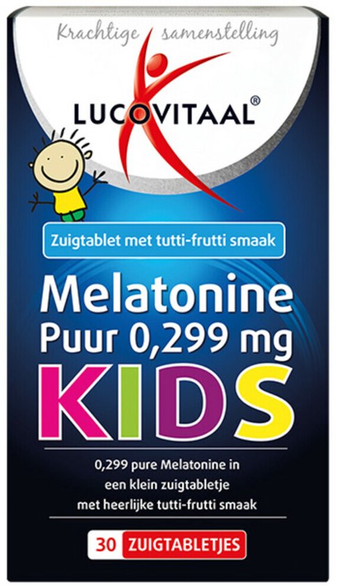 Lucovitaal Melatonin Pure Kids 0,299 Milligramm Nahrungsergänzungsmittel - 30 Tabletten