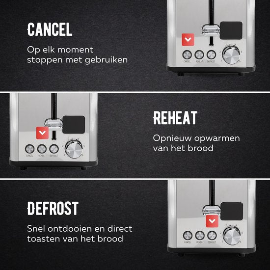 Qualitá® Toaster mit Toastbrotklammern - Retro-Toaster - Sandwichständer - Croque Monsieur-Gerät - Edelstahl