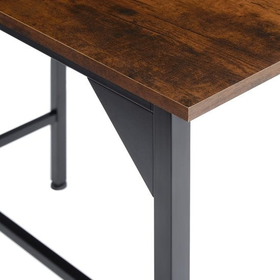 tectake - Bistrotisch-Set / Stehtisch-Set Edinburgh industrial dark - 404306