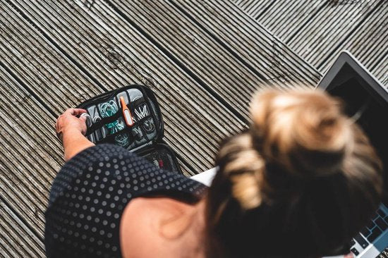 Kabelorganisationstasche - geeignet für eReader, Ladegeräte und Elektronikzubehör - Reisetasche für Kabel - Sunflake