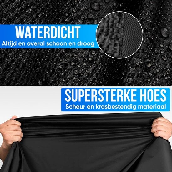 Strex Rollerabdeckung / Motorradabdeckung Universal für alle Roller / Motoren - Wasserdicht 300D Oxford - Geeignet für Windschutzscheibe - Rollerabdeckung - Motorradabdeckung - Inkl.
