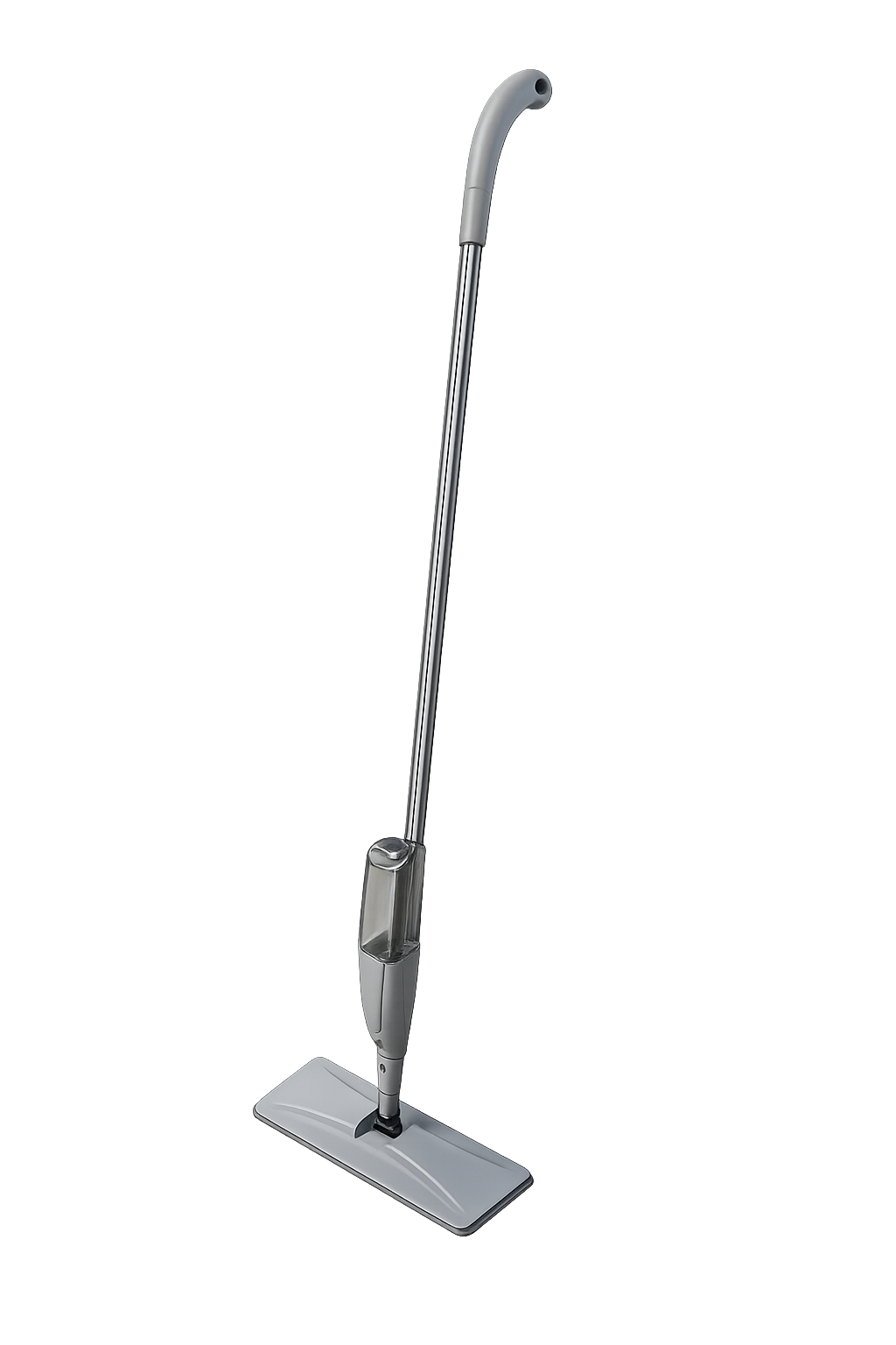 UltraClean Mikrofaser-Bodenwischer - Mit Spray - 118 cm - Grau