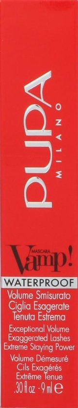 Pupa Milano Vamp! wasserfeste Wimperntusche - 001 Extra Schwarz