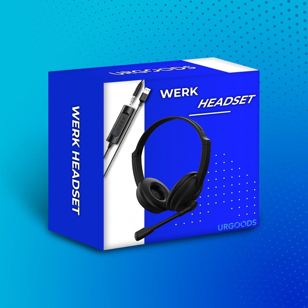 Headset mit Mikrofon für Laptop und PC - Business-Headset - Headset für Videogespräche - USB