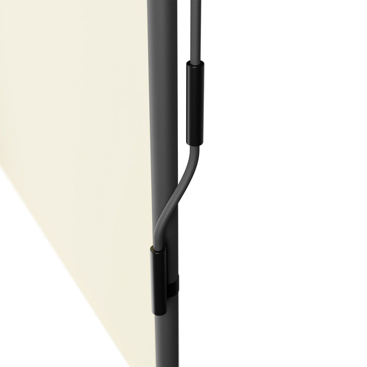 Juskys Barbados Vertical Sunshade 150 x 310 cm Beige - Stilvoller Sonnen- und Sichtschutz für Balkon und Terrasse