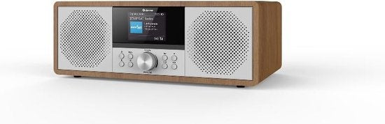 Denver Internet Radio - DAB/FM - CD-Player - Bluetooth - AUX/USB - Holz - Braun/Weiß