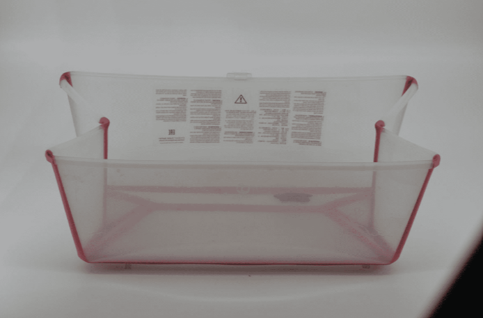 Stokke Flexi Bath – faltbare Babybadewanne – Rosa – 66 x 34 x 24 cm