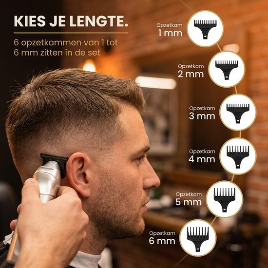 Haarschneidemaschine für Männer – Trimmer-Set für Kopf und Bart – Barttrimmer und Haarschneidemaschine – USB-C