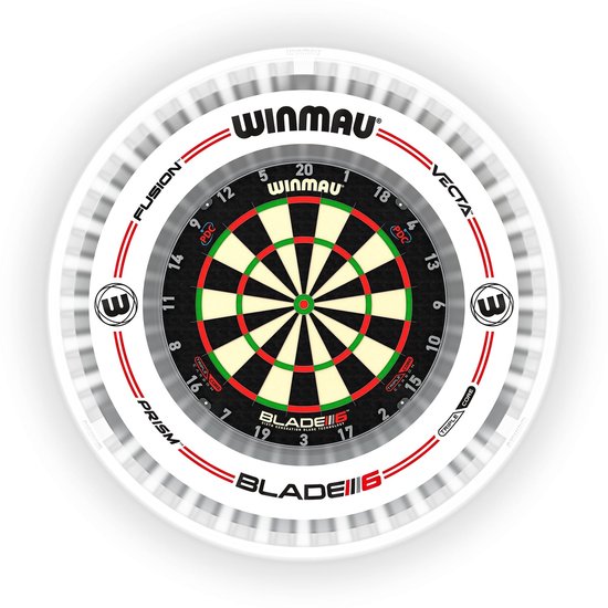 Winmau Plasma Ice Light Pro-Line Surround-Set, weiß