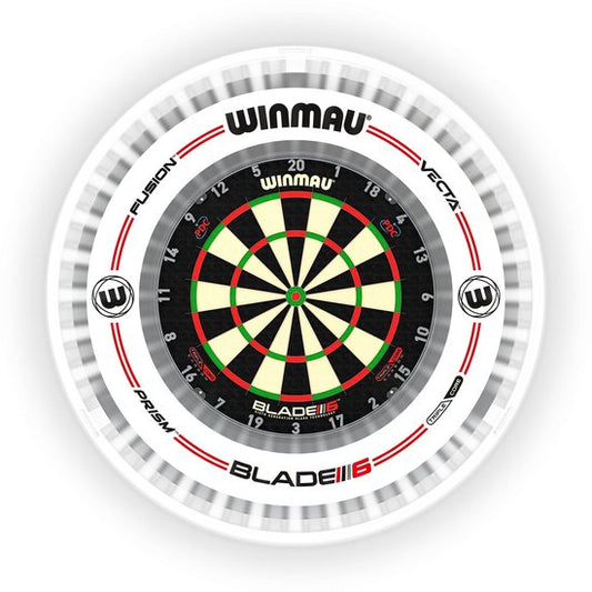 Winmau Plasma Ice Light Pro-Line Surround-Set, weiß