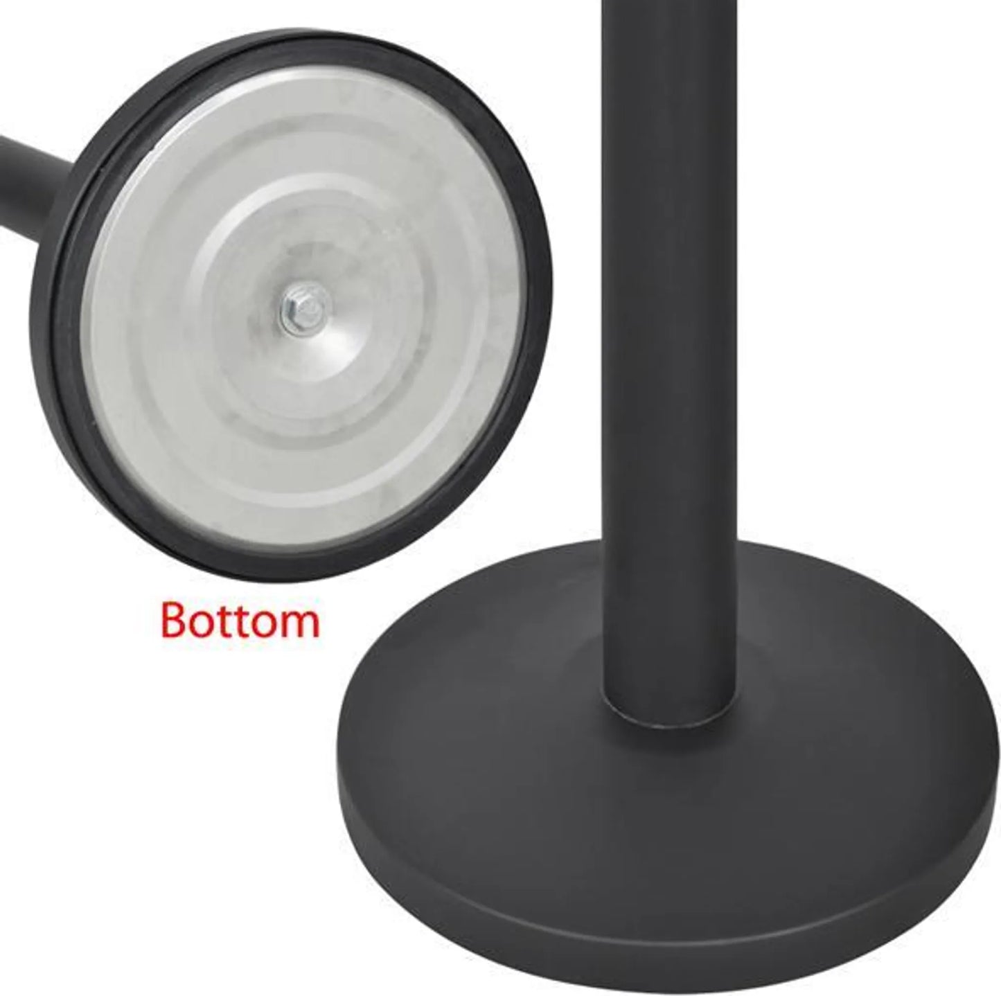 Yaheetech Absperrpfosten 2er Set - 92 cm hoch - ausgestattet mit 200 cm einziehbarem Band und 4-Wege-Kupplungssystem und stabilem Sockel - für VIP-Zonen und Messen - schwarzer Stahl