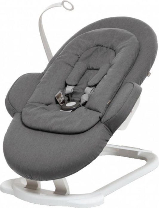 Stokke® Steps™ Wippstuhl – Weiß, Dunkelgrau