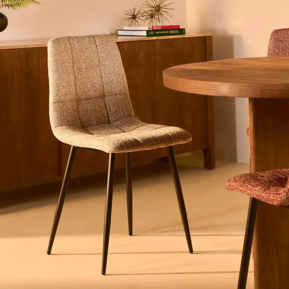 HomeMixx 2x Esszimmerstuhl Yerevan – Dune (Beige) – 2er-Set