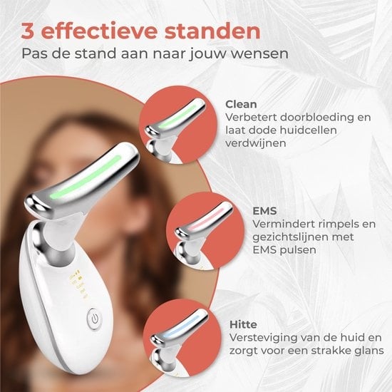 Nuvance - Skin Rejuvenator - Facelift Device - Hautpflege - USB aufladbar - Gesichtsreiniger - Reduzierung von Akne, Linien, Falten und Müdigkeit