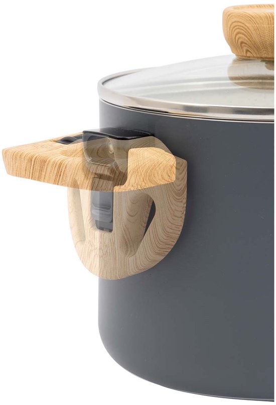 Bo-Camp – Urban Outdoor-Kollektion – Kochgeschirrset – Barbican – Aluminium – Induktion – 2-teilig