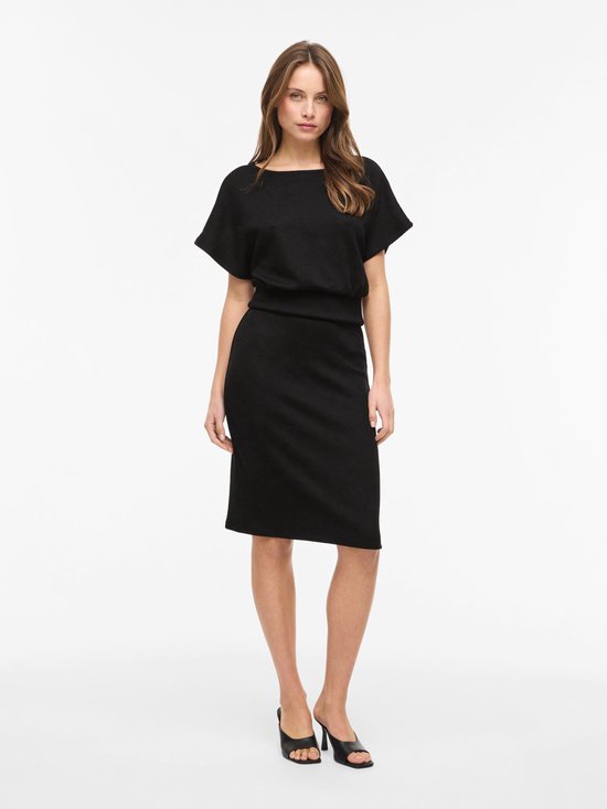 VILA Maxikleid VIRAFFI mit kurzen Ärmeln