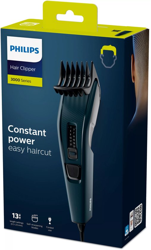 Philips HAIRCLIPPER Series 3000 Haarschneidemaschine mit Edelstahlklingen