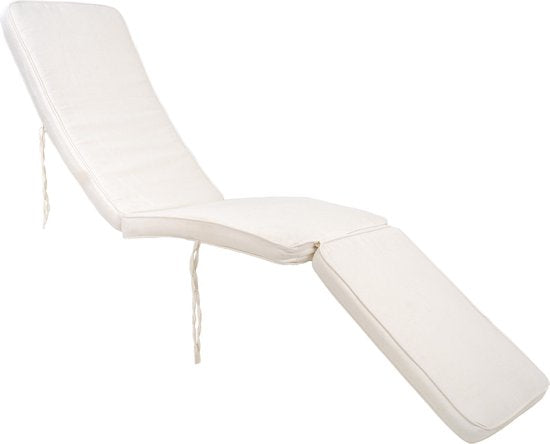 House Nordic Arrecife Kissen für Liegestuhl – Baumwolle – Weiß – 50 x 120 cm