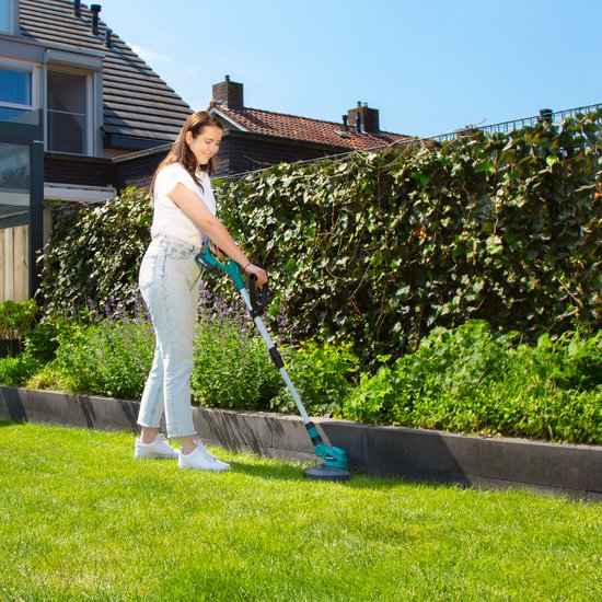 VONROC Rasentrimmer 20V - VPower 20V - 250mm - Doppelspule (2x4m) - Teleskopstange - Ohne Akku & Ladegerät