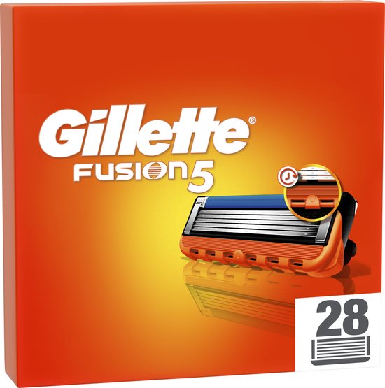 Gillette Fusion5 Rasierklingen für Männer – 28 Stück – Kartonverpackung im Briefkastenformat
