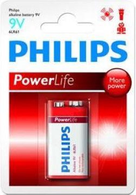 Philips 6LR61P1B - 9V E Batterie - 1 Stück