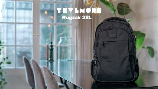 TRVLMORE Rucksack - 28L - 15.6 Zoll - Laptop-Rucksack - Schultasche - Unisex - Spritzwassergeschützt Grün