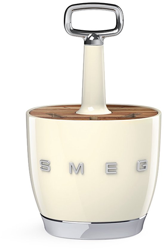 Smeg – Besteckhalter – Cremefarben – Für 6 Personen geeignet