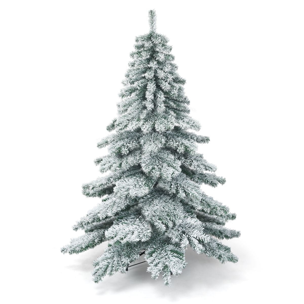 Coast Weihnachtsbaum - Mit Schneeflocken - Grün + Weiß - 180 cm