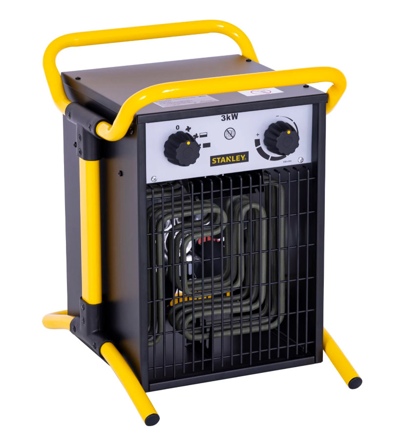 Stanley Workshop-Heizung 3000 W - 45 x 30 x 20 cm - leistungsstark und kompakt