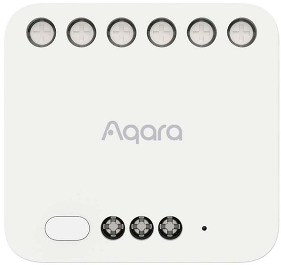 Aqara Dual-Relais-Modul T2 – intelligenter Einbauschalter mit 2 Kanälen, Zigbee, Matter