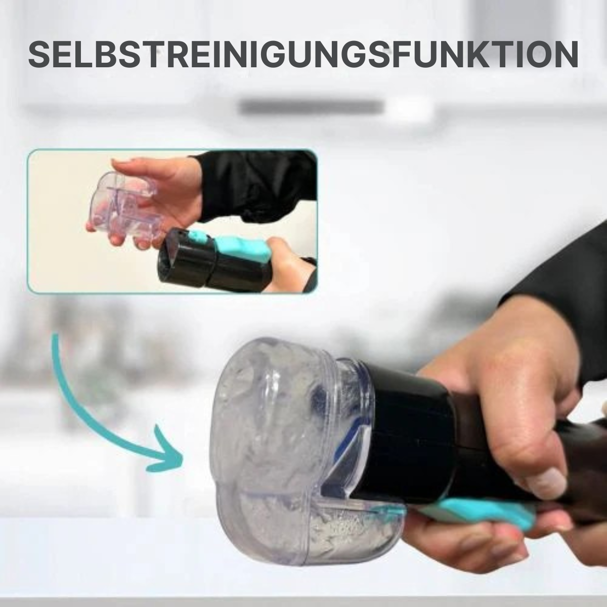 Achaté© - Fleckenreiniger - Teppich/- Sofa/- und Matratzenreiniger - 650W - 1400ml - Grau