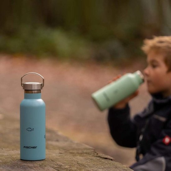 FISCHER FAHRRAD Mädchen-Trinkflasche Grün