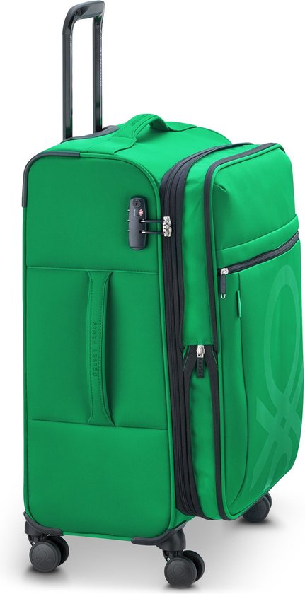 Delsey Paris x United Colors of Benetton Colour Block 4-Rad-Kofferset, 3-teilig