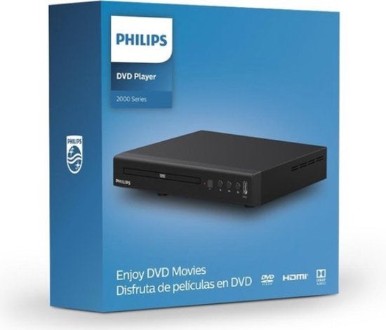 Philips - TAEP200 - DVD-Player/CD-Player - mit HDMI/Full HD/ USB - mit Fernbedienung - Schwarz
