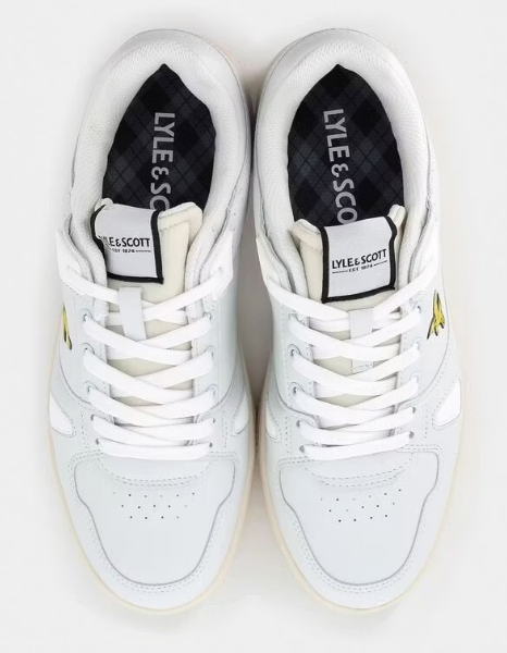 Lyle & Scott Evanton III Herren Turnschuhe - Größe 44 - Weiß
