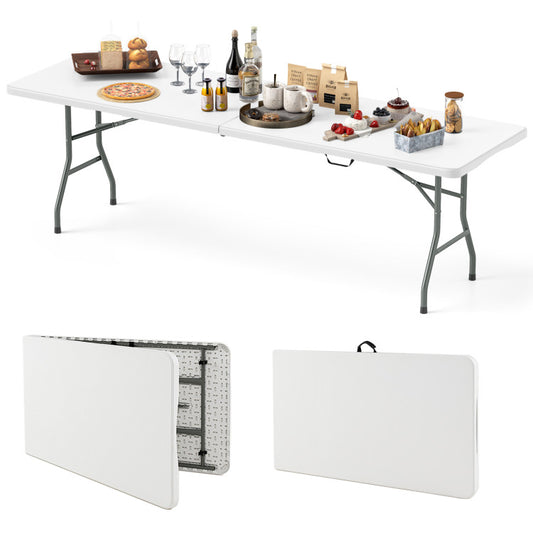 Coast Klapptisch 244 x 76 cm Weiß - Tragbar und stabil bis zu 160 kg