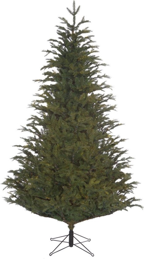 Black Box Trees Frasier Baum – Weihnachtsbaum in natürlicher Form – Weihnachtsdekoration für den Innenbereich – Kunstbaum mit Scharnierkonstruktion – Höhe 185 x Durchmesser 124 cm – Grün
