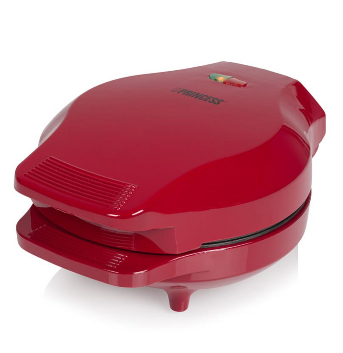 Princess Bubble-Waffeleisen 132471 – Bubble-Waffeln – Ø 18 cm – 1000 W – Rot