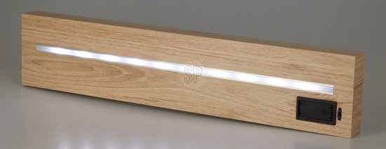 Trends4you Wandregal-mit LED-Beleuchtung-Batterie-natürlich