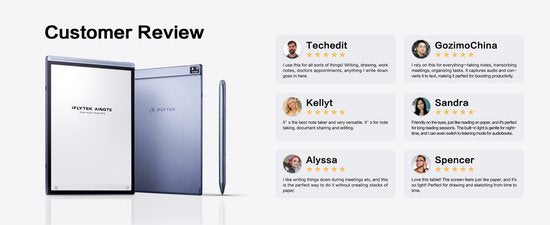 iFLYTEK – AINOTE 2 – Smart-E-Ink-Tablet 10,65" – Ultradünnes digitales Notizbuch für Berufstätige – KI-Transkription – Übersetzung & Sitzungszusammenfassung – <20 ms Schreibverzögerung – 7 Tage Akkulaufzeit