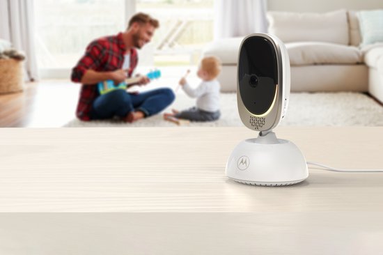 Motorola Nursery Babyphone mit Kamera - Babyphone VM85 Connect - Babykamera mit Farbdisplay - Steuerung mit Motorola Nursery App - inkl. Rückmeldefunktion und Nachtlicht