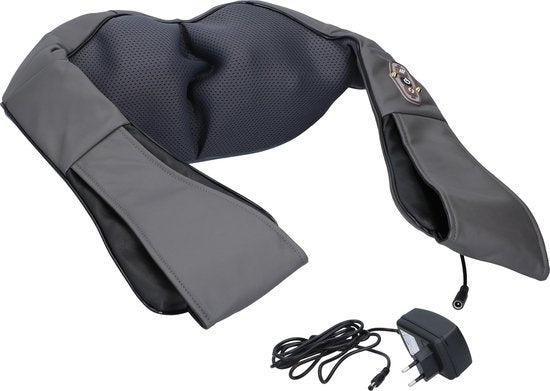 Grundig Elektrisches Shiatsu-Massagekissen - Nackenmassagegerät - 8 Massagetasten - Wärmefunktion
