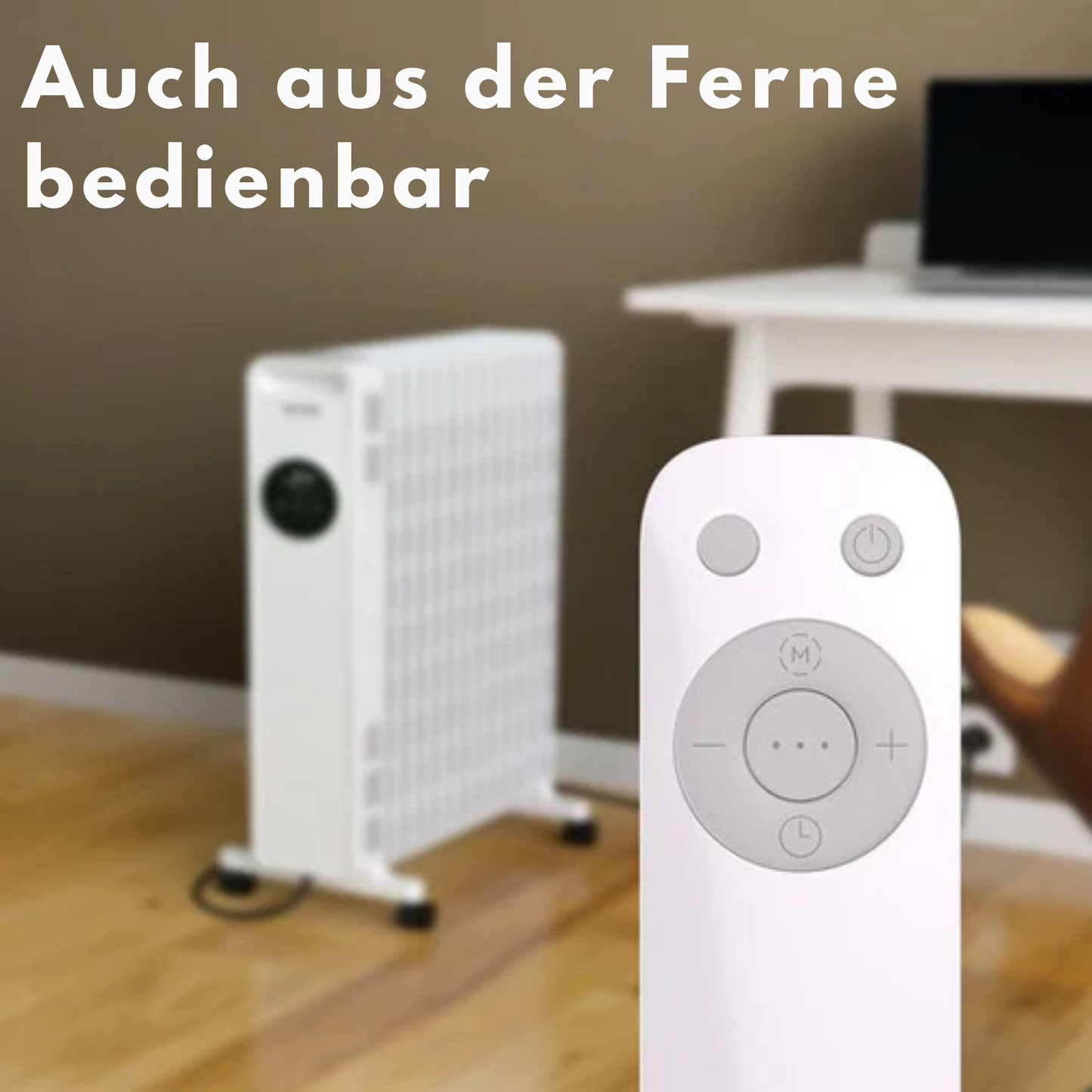 Auronic Ölradiator - 2500W - 3 Heizstufen - Mit Timerfunktion - Weiß
